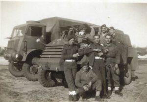 [Right - Break during trip to Sarafand to visit 33rd First Field Regiment Royal Artillery, 6th Airborne Div. (circa 1948). Author back row right. Note Roman numerals (denoting First Brigade) on General Motors Armoured Vehicle. Note also the veteran Para (kneeling) wearing puttees.]                                                                                                                                                            [Right - Break during trip to Sarafand to visit 33rd First Field Regiment Royal Artillery, 6th Airborne Div. (circa 1948). Author back row right. Note Roman numerals (denoting First Brigade) on General Motors Armoured Vehicle. Note also the veteran Para (kneeling) wearing puttees.]                                                                                                                  [Right - Break during trip to Sarafand to visit 33rd First Field Regiment Royal Artillery, 6th Airborne Div. (circa 1948). Author back row right. Note Roman numerals (denoting First Brigade) on General Motors Armoured Vehicle. Note also the veteran Para (kneeling) wearing puttees.]                                                                                                                                                            [Right - Break during trip to Sarafand to visit 33rd First Field Regiment Royal Artillery, 6th Airborne Div. (circa 1948). Author back row right. Note Roman numerals (denoting First Brigade) on General Motors Armoured Vehicle. Note also the veteran Para (kneeling) wearing puttees.]                                                                                                                                                            [Right - Break during trip to Sarafand to visit 33rd First Field Regiment Royal Artillery, 6th Airborne Div. (circa 1948). Author back row right. Note Roman numerals (denoting First Brigade) on General Motors Armoured Vehicle. Note also the veteran Para (kneeling) wearing puttees.]                                                                                                                                                                                                      
